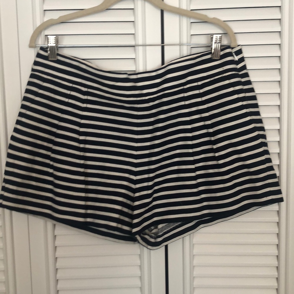 NWT. Navy Stripe Shorts.